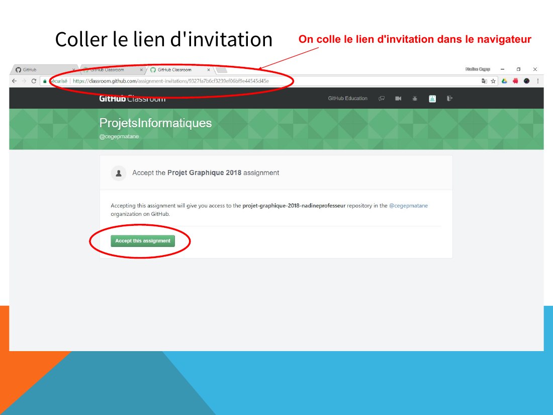 Coller le lien d'invitation - On colle le lien d'invitation dans le navigateur
