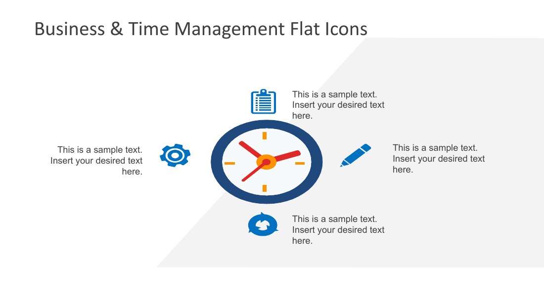 Business & Time Management Flat Icons - This is a sample text. Insert your desired text here. - This is a sample text. Insert your desired text here. - This is a sample text. Insert your desired text here. - This is a sample text. Insert your desired text here.