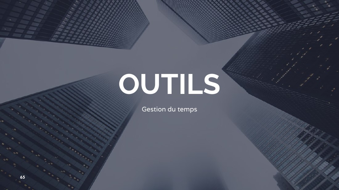 OUTILS - Gestion du temps - ‹#›