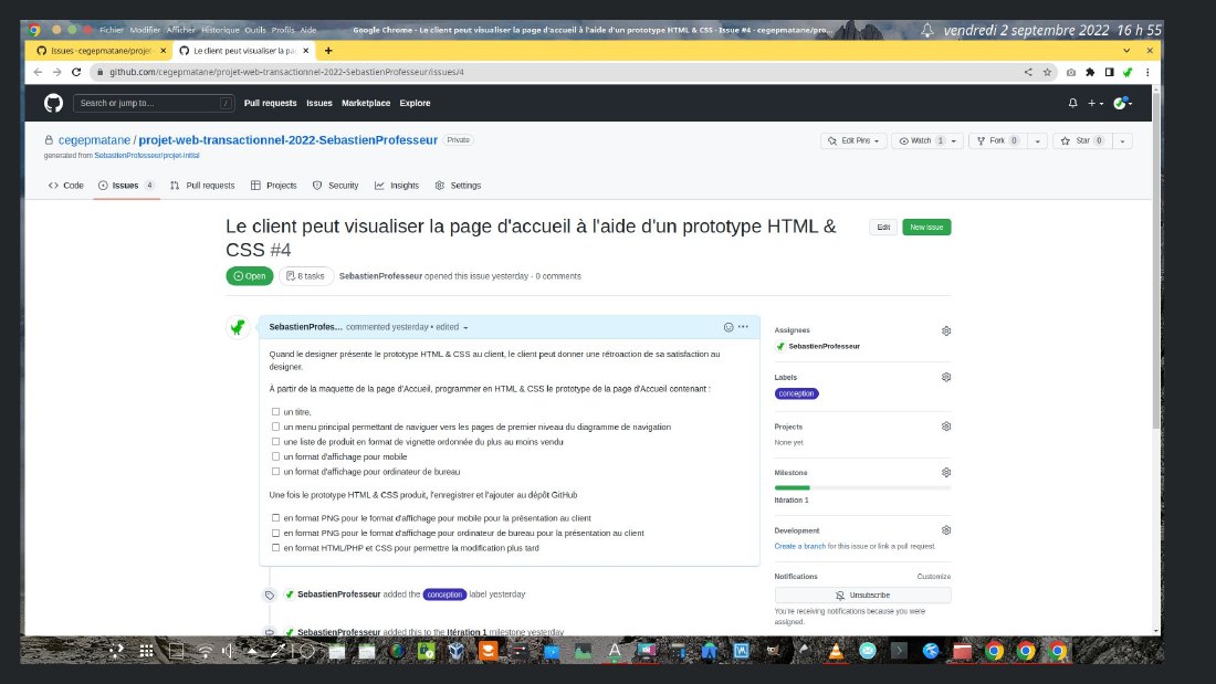 Diapositive 4 du diaporama GitHub Projects - Kanban