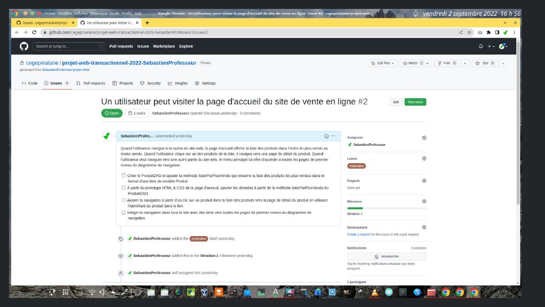 Diapositive 5 du diaporama GitHub Projects - Kanban