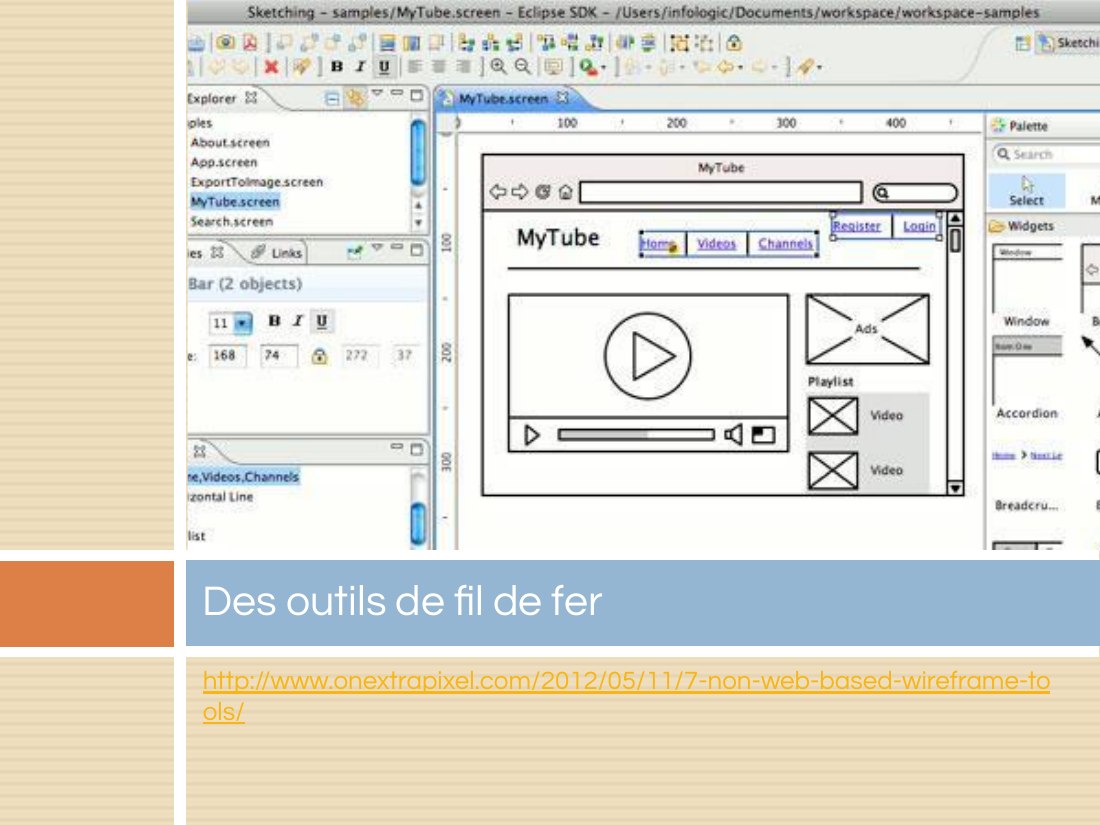 http://www.onextrapixel.com/2012/05/11/7-non-web-based-wireframe-tools/ - Des outils de fil de fer