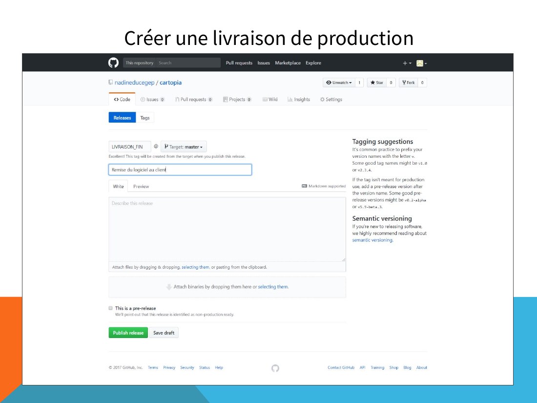 Créer une livraison de production