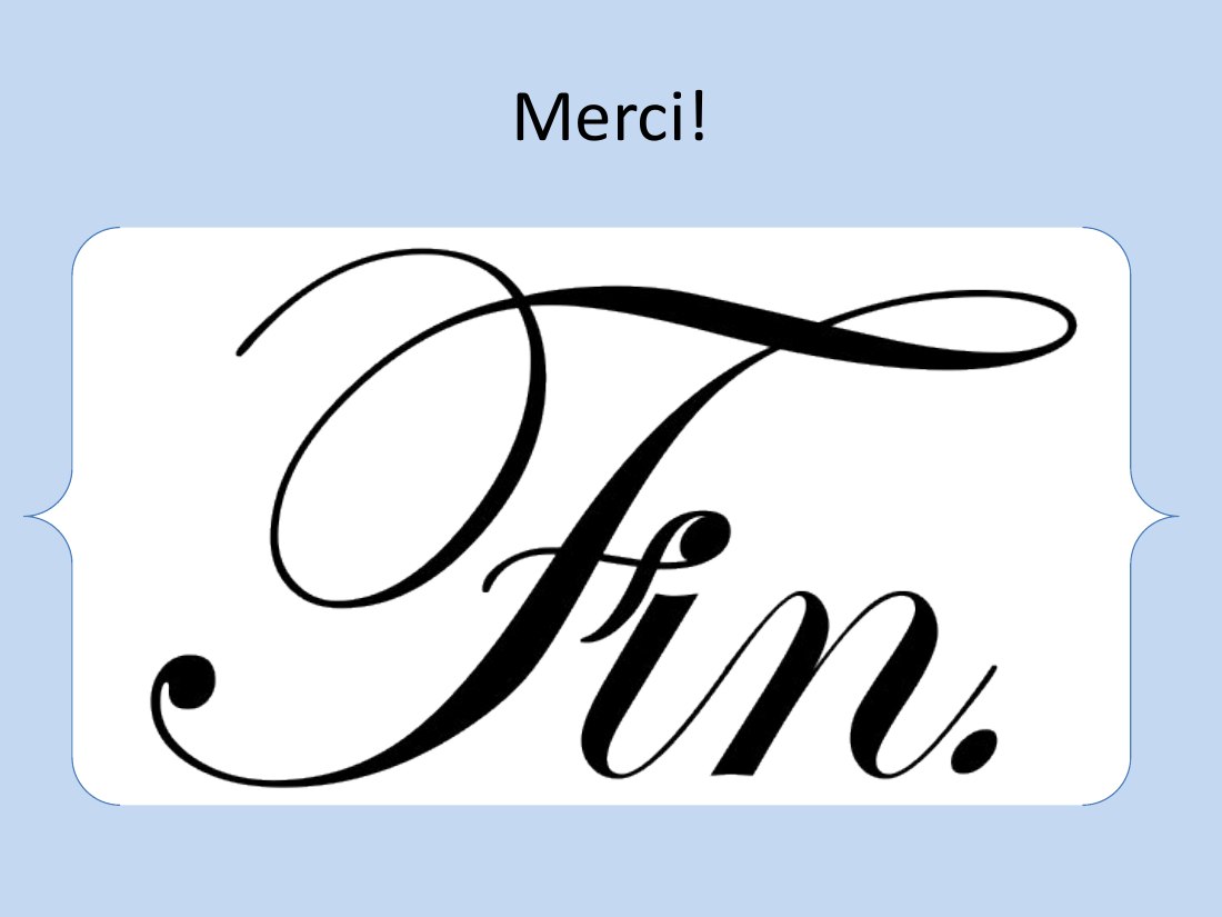 Merci!