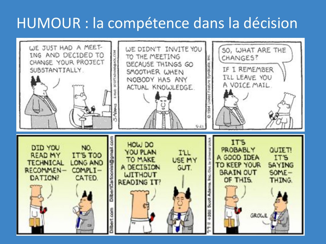 HUMOUR : la compétence dans la décision
