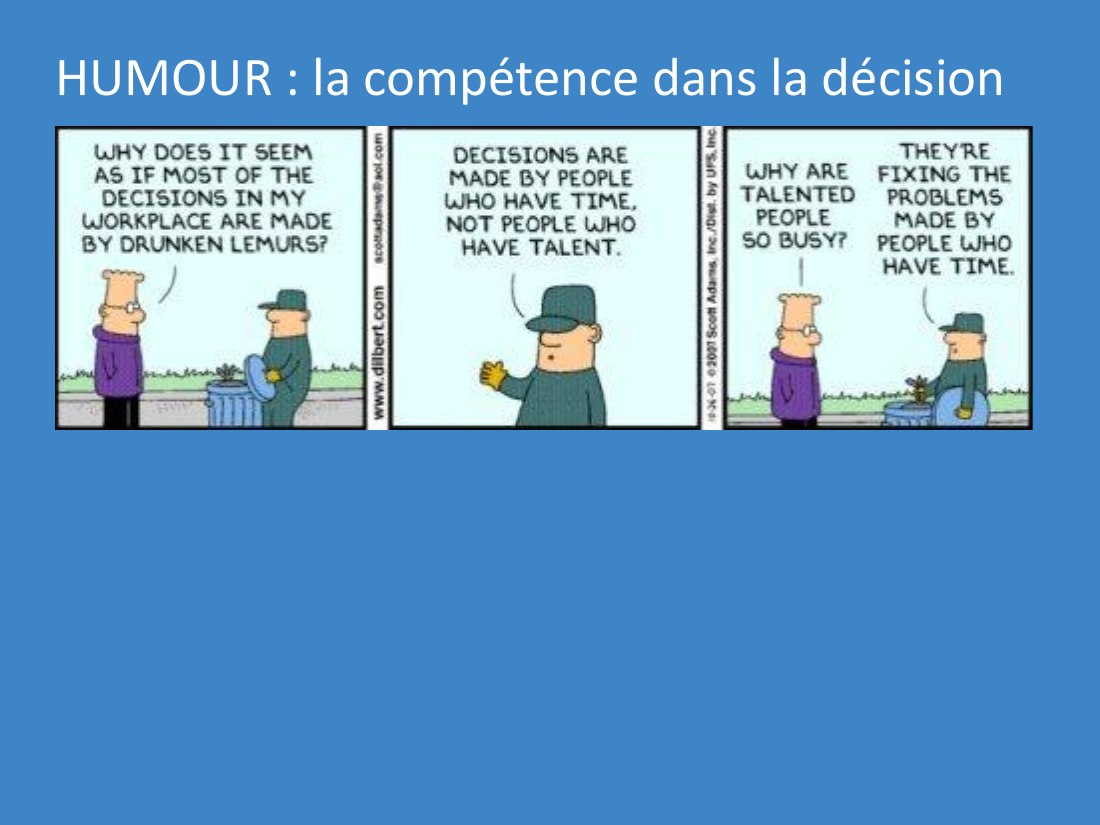 HUMOUR : la compétence dans la décision