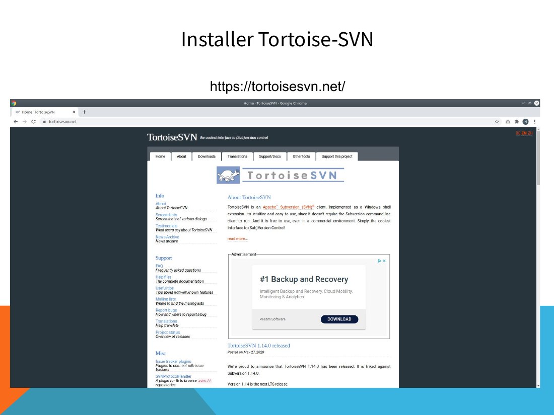 Installer Tortoise-SVN - https://tortoisesvn.net/