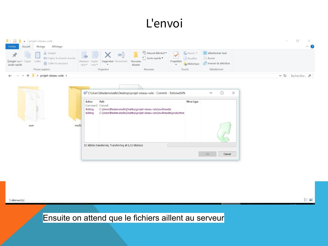 L'envoi - Ensuite on attend que le fichiers aillent au serveur