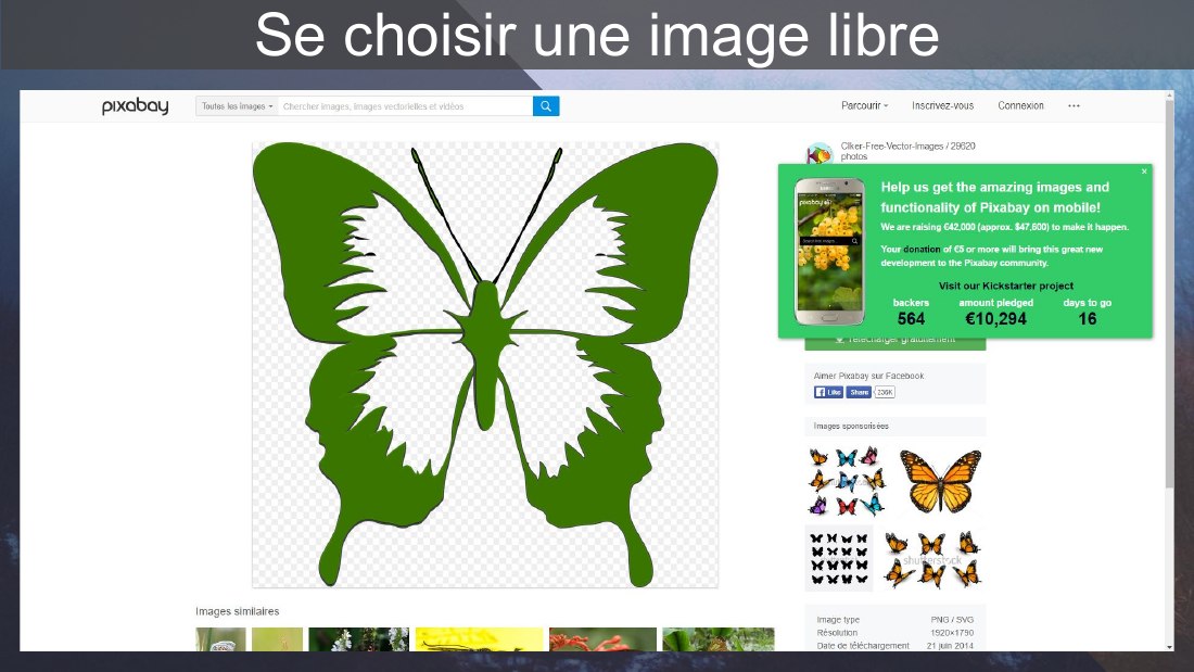 Se choisir une image libre