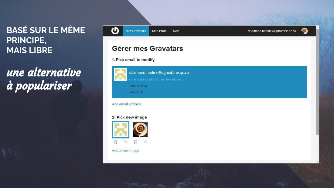 BASÉ SUR LE MÊME PRINCIPE, - MAIS LIBRE - une alternative à populariser