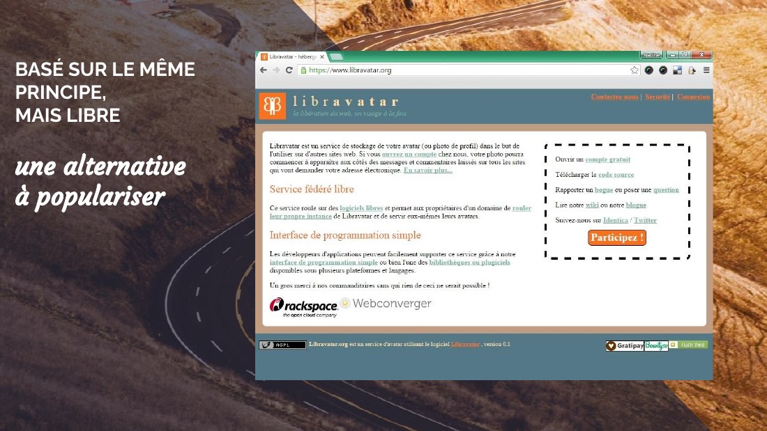 BASÉ SUR LE MÊME PRINCIPE, - MAIS LIBRE - une alternative à populariser