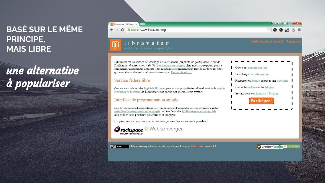 BASÉ SUR LE MÊME PRINCIPE, - MAIS LIBRE - une alternative à populariser