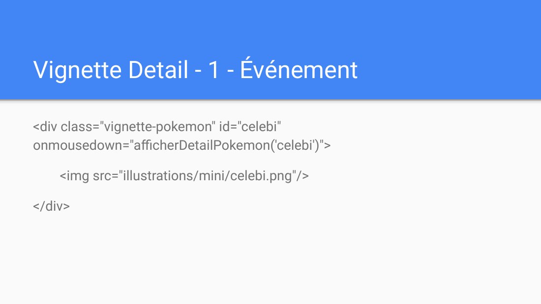 Vignette Detail - 1 - Événement - <div class="vignette-pokemon" id="celebi" onmousedown="afficherDetailPokemon('celebi')"> - <img src="illustrations/mini/celebi.png"/> - </div>