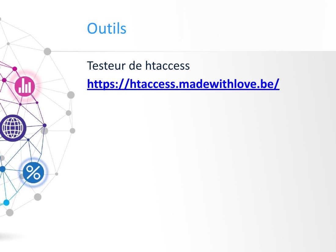 Outils - Testeur de htaccess - https://htaccess.madewithlove.be/